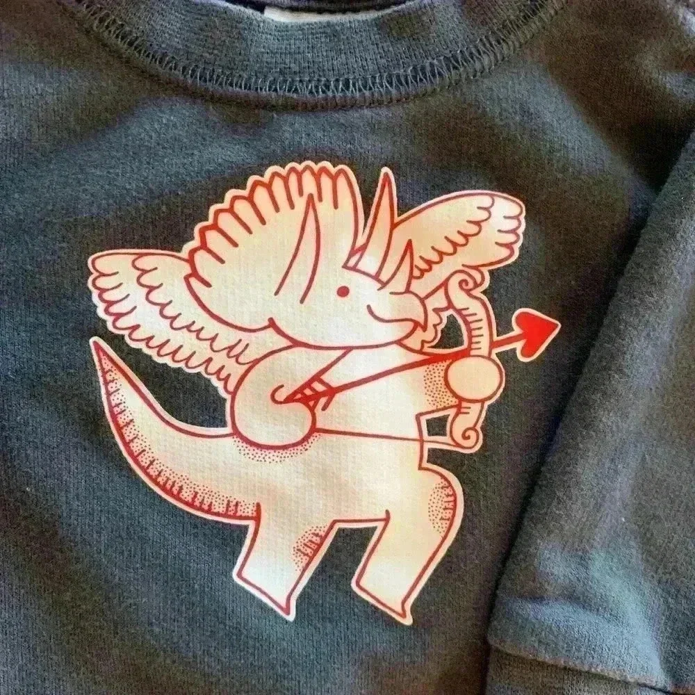 Cat & Jack Newborn Baby Valentine Outfit Sweat Shirt & Pants Red 0-3 Months